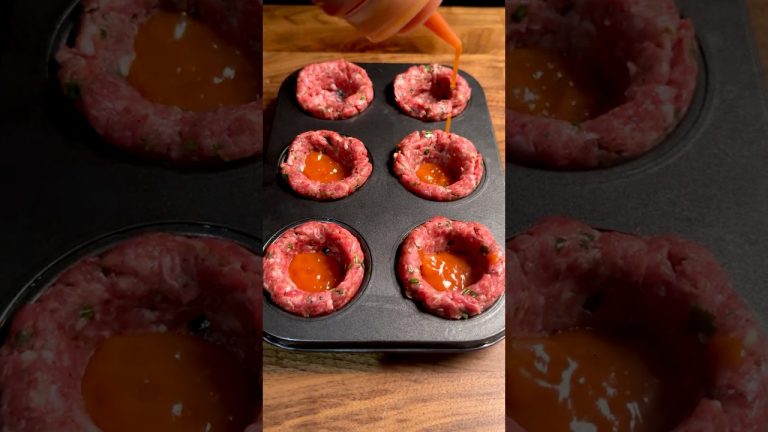 Ground Beef Cake! Delicious Recipe #shorts