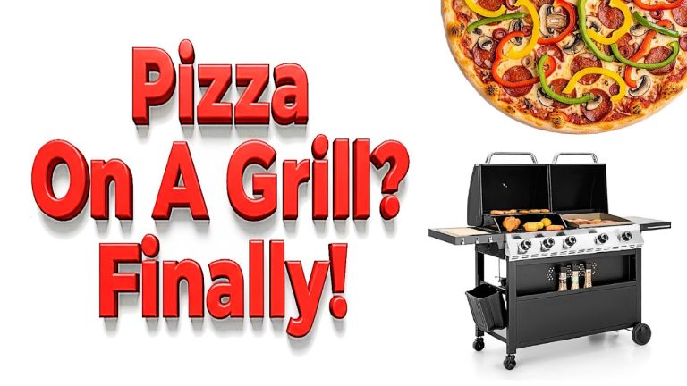 🔥 Cooking Chicken & Pizza at Once?! Grill & Griddle Combo 🍕🍗