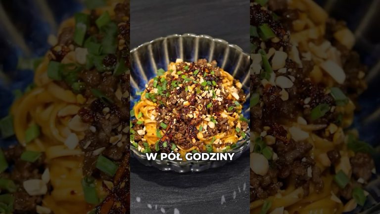 Obiady w 30 minut: Makaron Dan Dan 🥡 #coocharz #makaron #przepis #jedzenie #przepisy #shorts