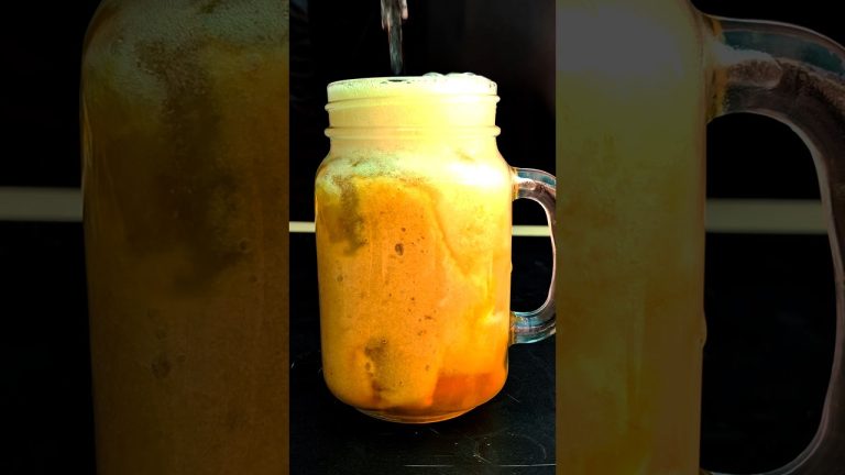 Yellow🌼 Lady Mocktail | ASMR RECIPES | #shorts #food #recipe #cooking #drink