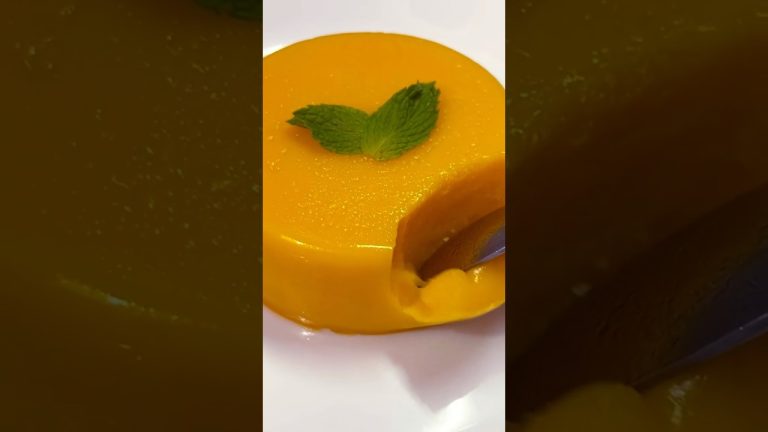 Mango Pudding recipe – No gelatin – No agaragar