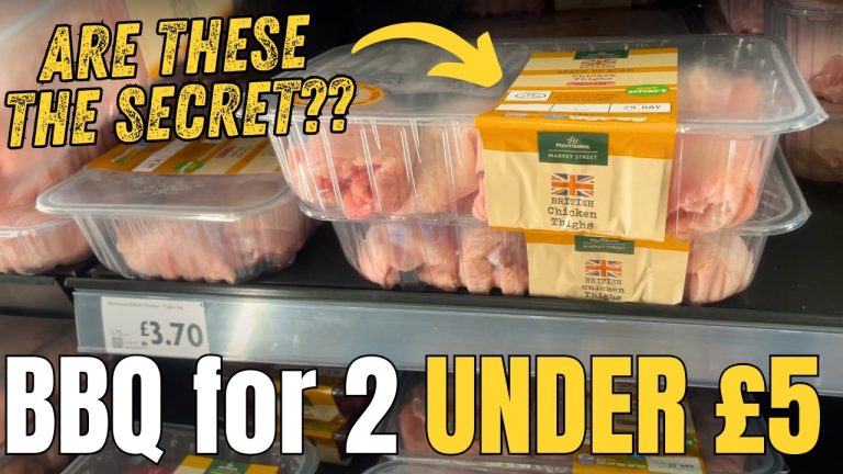 BBQ for 2 Under £5?! | Grilled Chicken Thighs & White BBQ Sauce