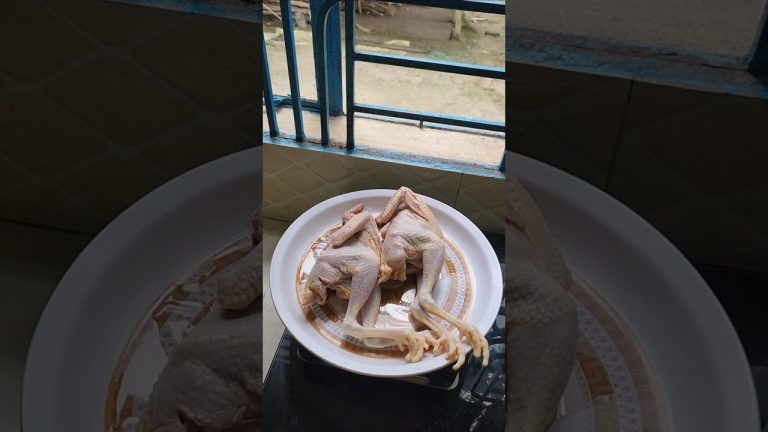 জোড়া দেশি মুরগির ঝোল রেসিপি | chicken recipe Bangla. #shorts #youtubeshorts #cooking #food