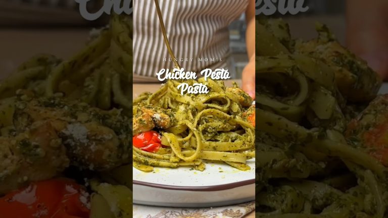 Chicken Pesto Pasta #pestopasta #chickenpesto