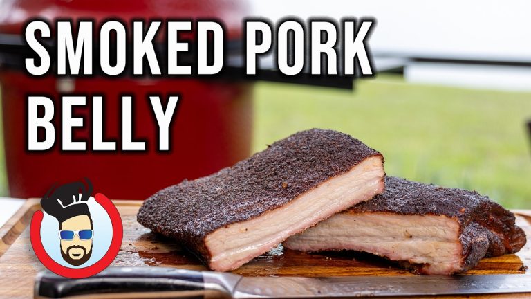 BETTER THAN BRISKET? | Kamado Joe BBQ Smoked Pork Belly & Dad Rub 1.2!