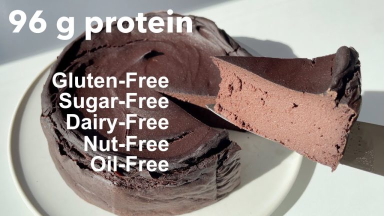 96 g Protein Chocolate Cheesecake made with CHICKPEAS