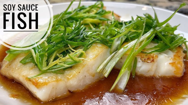 Fish With Soy Sauce Recipe | Pan Fried Fish Fillet With Soy Sauce