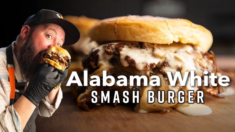 Alabama White Sauce Smash Burger Recipe | Tangy BBQ Burger with Chef Tom