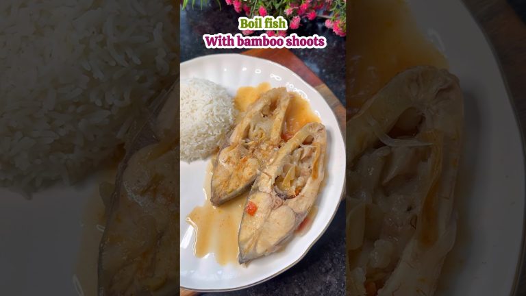Boil fish with bamboo shoots 🌸 #putolavlogs #food #trending #recipe #assam #cooking