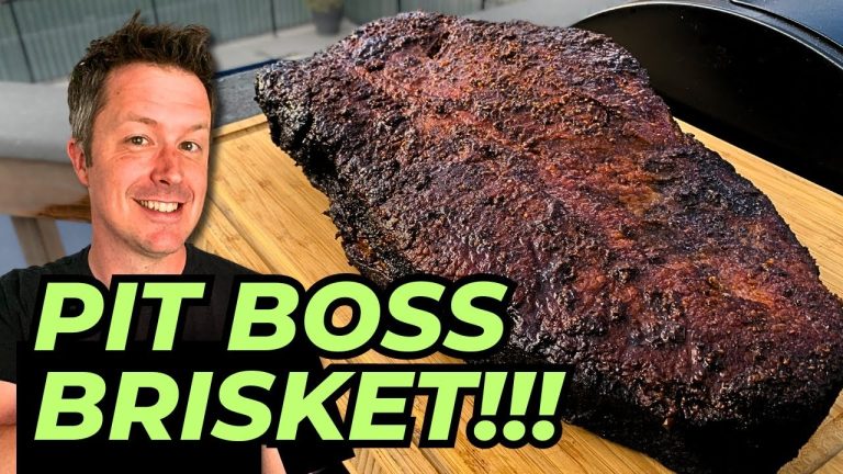 Smoked BEEF BRISKET on a PIT BOSS!! | Pellet Grill Beef Brisket