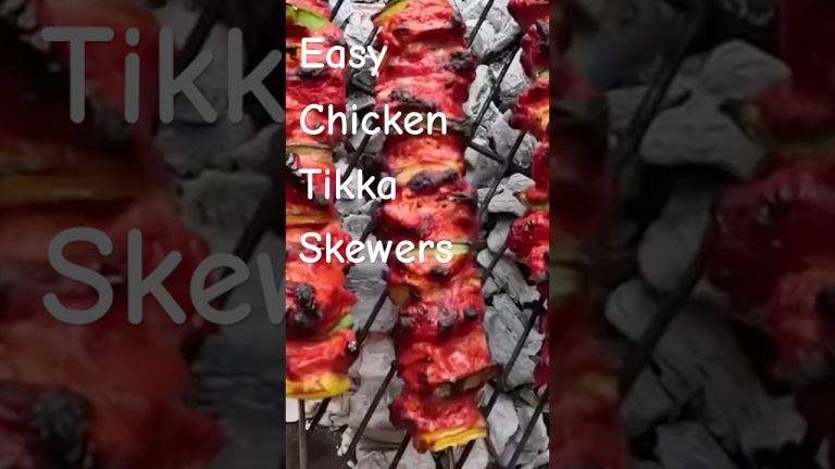 Chicken Tikka Kebab Skewers #bbq#chickentikkamasala#2025shorts#cooking