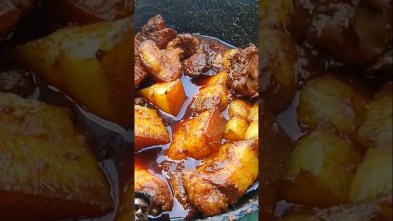 Saturday special pork curry #recipe #porkbelly #pork