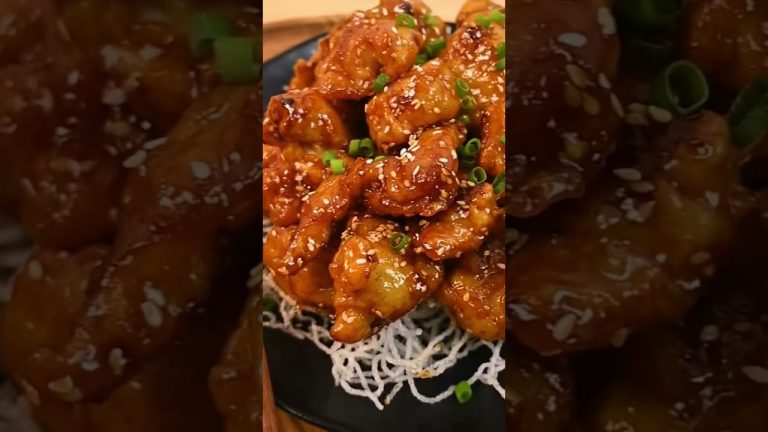 🍯🍗 Glazed Honey Chicken Recipe! 🔥🔥 #shorts #honeychicken