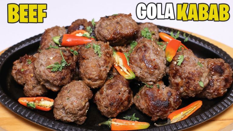 Beef Sizzler Gola Kabab (Bakra Eid Special) Recipe By Kitchen With Amna