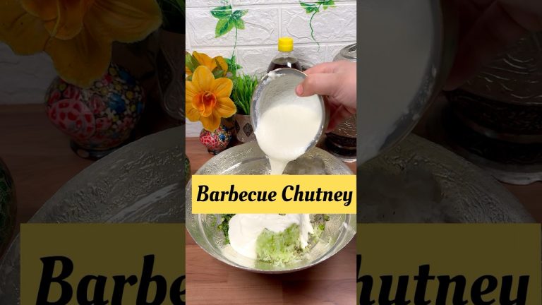 Barbecue Chutney #kashmirfoodfusion #kashmir