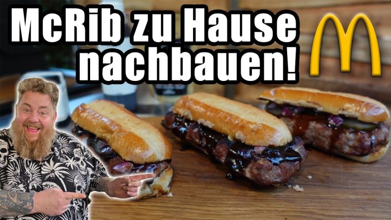 McRib DIY Biggernok Style – XXL, saftig & 100 % Grillpower!