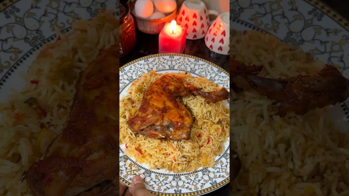 20 mins simple chicken mandhi recipe 🤤🤌🏻 #shorts #chickenmandhi