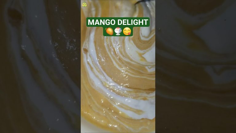 MANGO DELIGHT | EID SPECIAL DESSERT RECIPE 🥭 🍧 #dessert #shorts #mangodessert #recipe #cooking #food