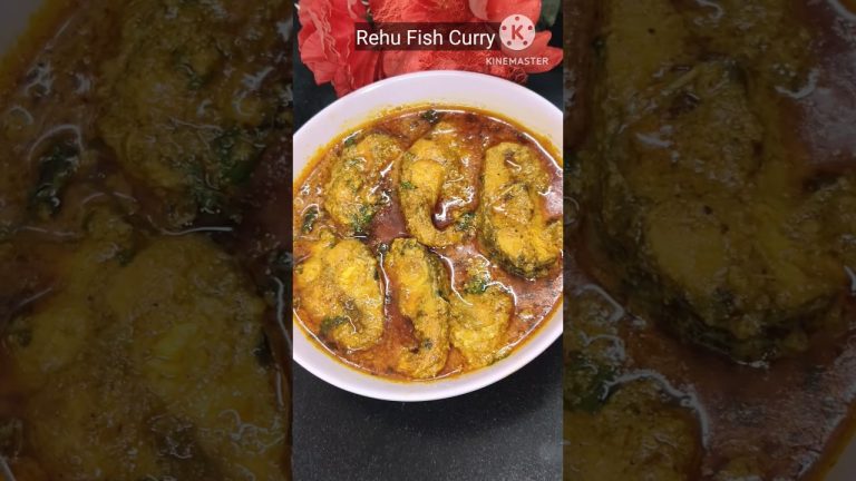 Rehu Fish Curry Recipe 🤤#shorts#food#biharistyle