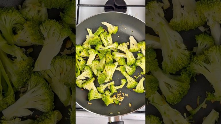 This 10 minute Recipe will make you a Broccoli Fan #broccoli #spaghetti #shorts hetti