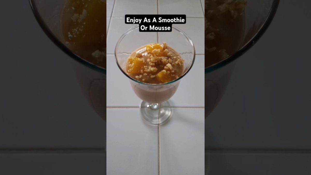 Sweet Potato Smoothie Mousse Healthy Easy Recipe No Sugar Gluten Free Antioxidants Probiotic Fiber