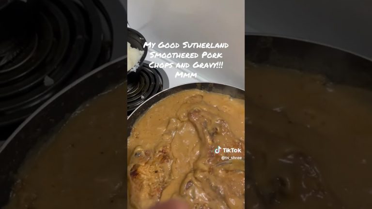 “Shree’s Fried Smothered Pork Chops | Southern Comfort Food Recipe That Melts in Your Mouth!”