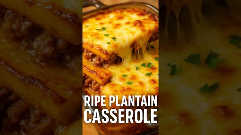 Ripe Plantain Casserole: Easy Ground Beef and Plantain Recipe