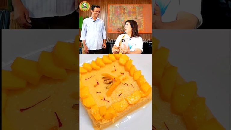 Creamy Delicious No Bake Bengali Mango Bhapa Doi❤#shorts #farahkhan #trending #food #youtubeshorts