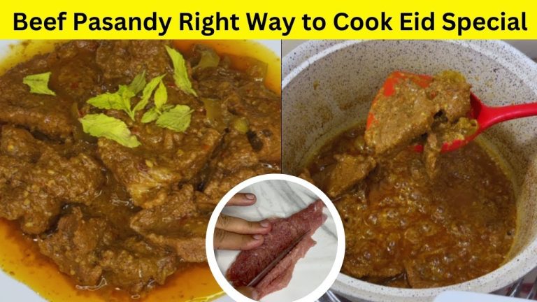 Beef Pasanday Recipe | Mughlai Steaks Gravy Recipe | Pasanday ka Bhuna Salan | Eid Special Recipe