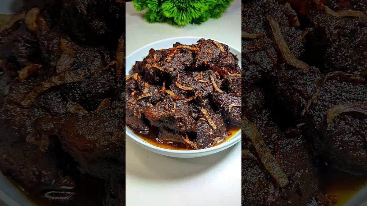 মাংসের কালা ভুনা রেসিপি | Beef Kala bhuna Recipe #shorts #beefkalavuna #beef