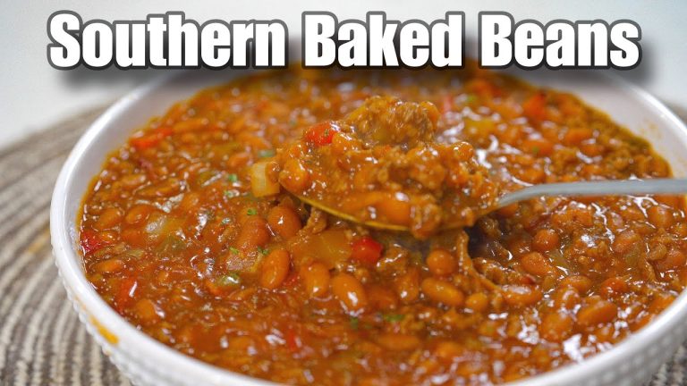The Secret to Mouthwatering Southern BBQ Beans W/ Ground Beef and Bacon| Easy & Flavor-Packed Recipe