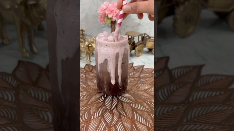 Blueberry Chocolate Milkshake #shorts #blueberry #milkshake chocolate
