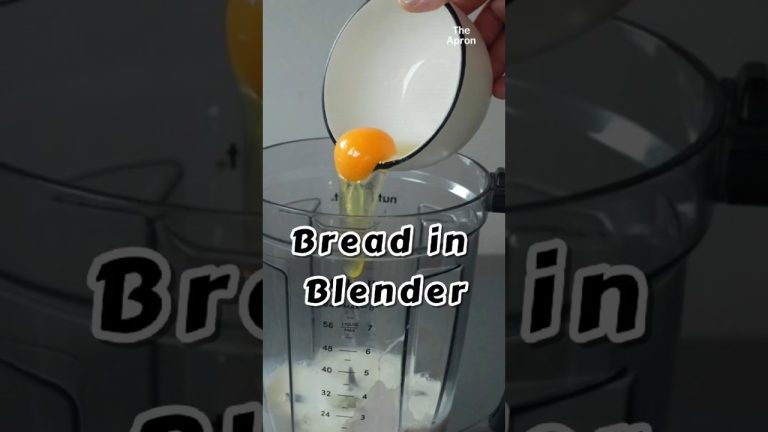 How to make soft bread in blender!! no knead bread!