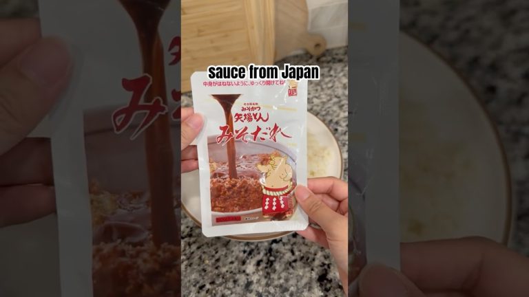 We finally use the katsu sauce we brought back from Japan #cooking