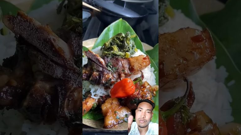 pork recipe village #cooking #recipe #lunch #shortvideo #muttonrecepi #indiancurry #streetfood