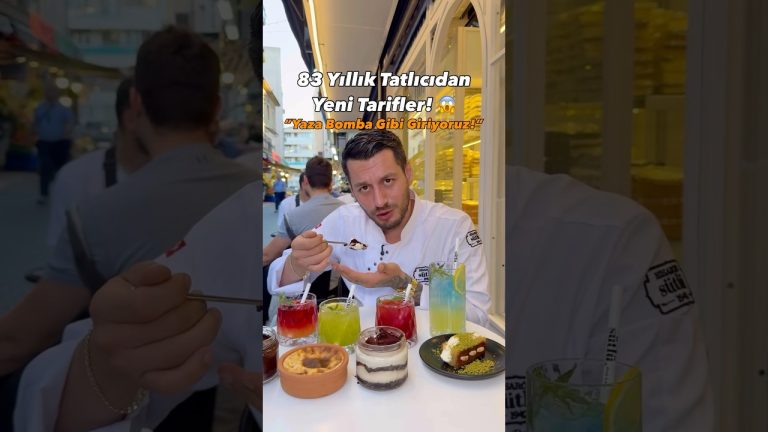 83 Yıllık Tatlıcıdan Yeni Tarifler! 😱Hisarönü Sütlü 1942 🥰 #food #delicious #yemek #tatlı #dessert