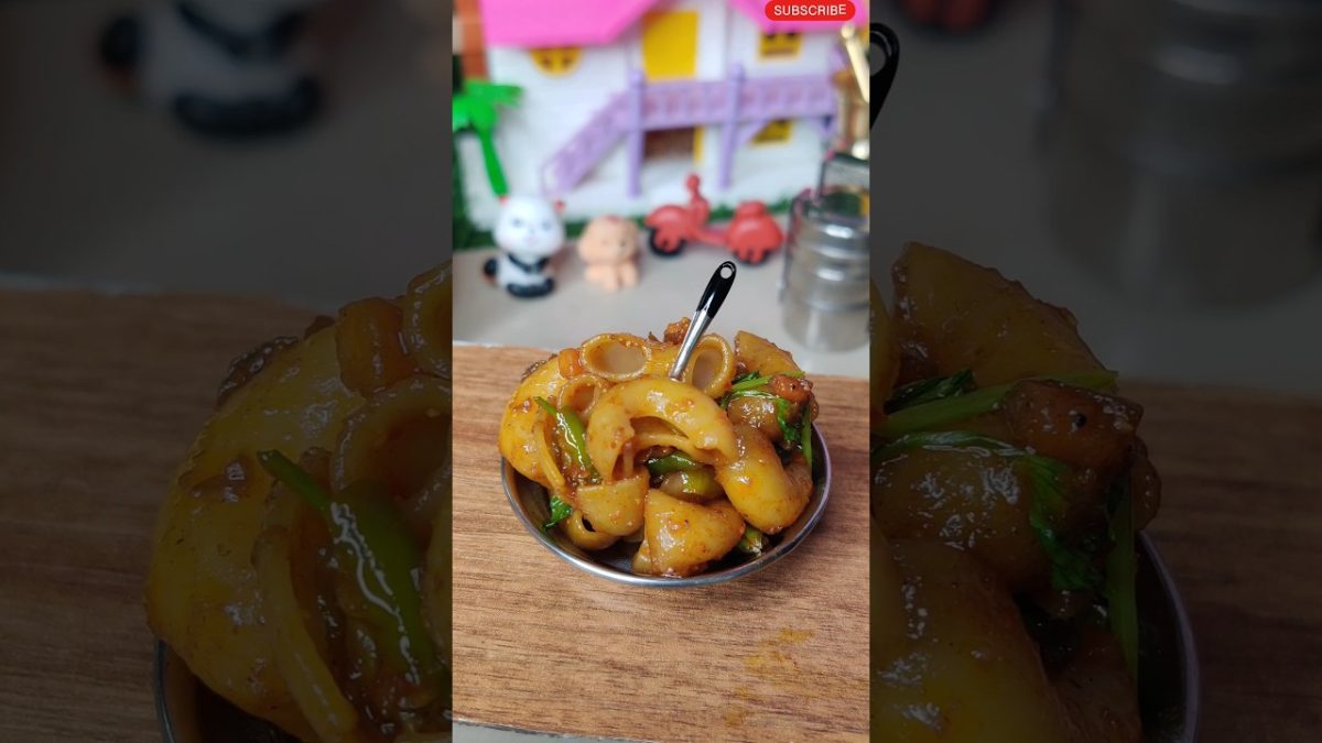 Mini Veg Pasta 🍝 #minifoodmahal #ytshorts #shortsviral