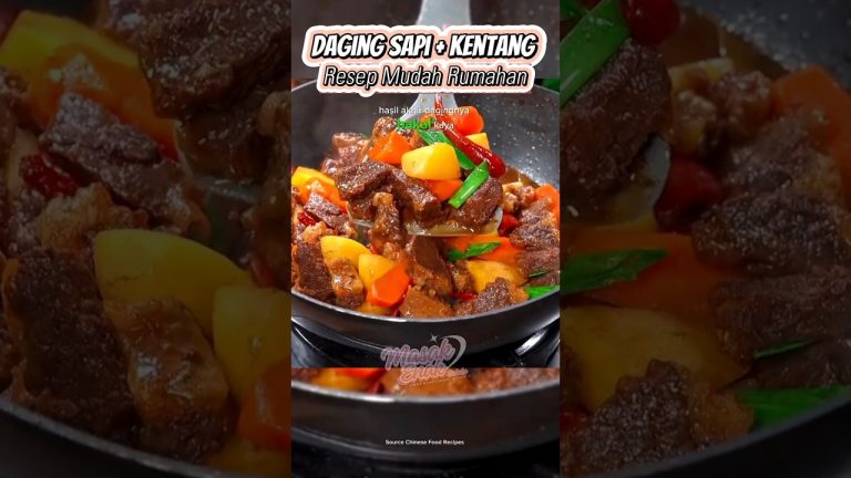 Cara Masak Daging Sapi Campur Kentang “Enak & Mudah” #food #masak #kuliner #recipes