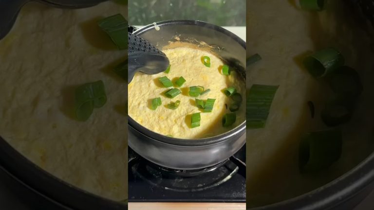 Korean Steamed Eggs at home #recipes #shorts #egg #trendingshorts #viralreels  #ytshorts  #cooking