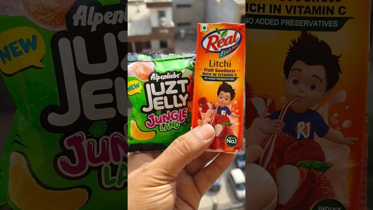 Alpenliebe Juzt Jelly & Real Litchi Ice Cream 😍 #shorts