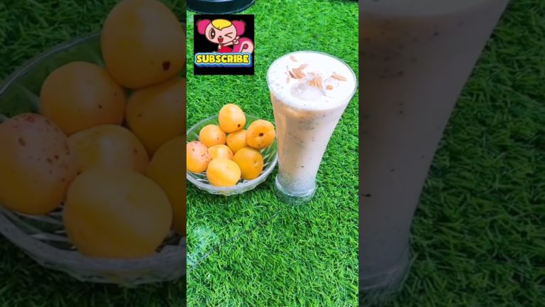 Apricot Smoothie For Skin Glow And Weightloss #shorts