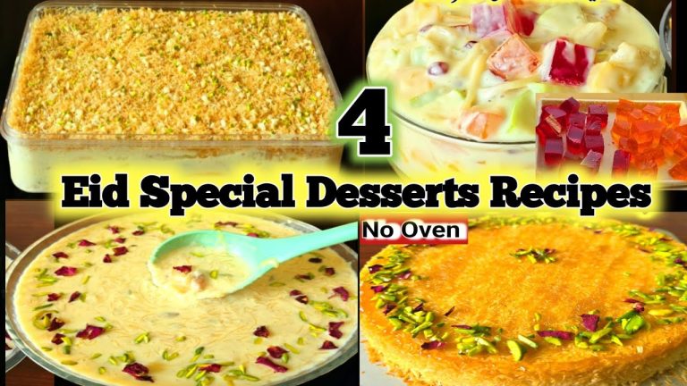 10 Minutes 4 Cold Dessert Recipes🔥Quick & Easy 4 Dessert Recipes | Dawat Special Recipes