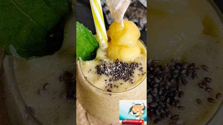 Mango Smoothie Without Milk Recipe #short#youtubeshorts#recipe #mango#smoothie#village#food#haryana