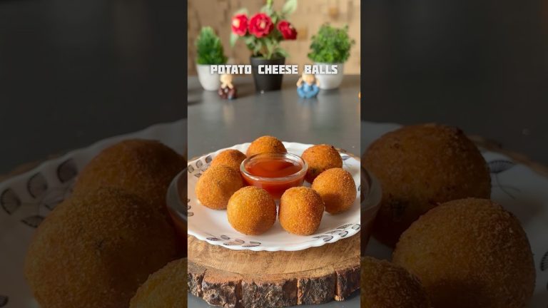 Trending Recipe of Potato cheese Balls #shorts #recipe #cheese #snacks #potato