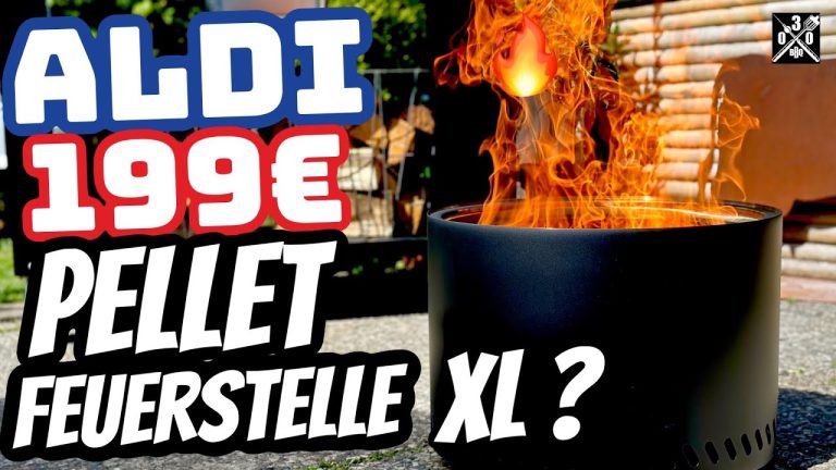 ALDI Pellet Feuerstelle XL der erste Eindruck – 030 BBQ