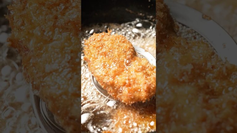 ハッピーターンで豚カツを揚げる方法。#shorts #豚カツ