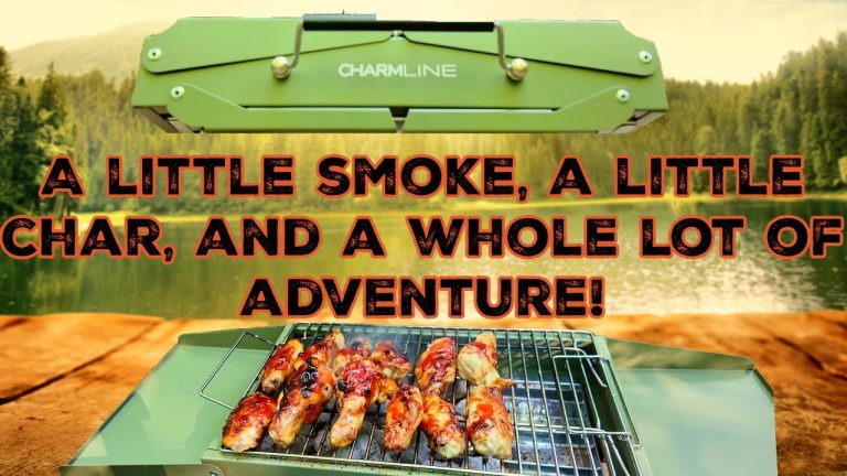 This Charmline Charcoal Grill Is So Easy To Use.