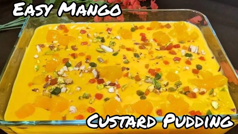 Easy Mango Dessert Recipe | Creamy Manga Custard Pudding |Summer Special