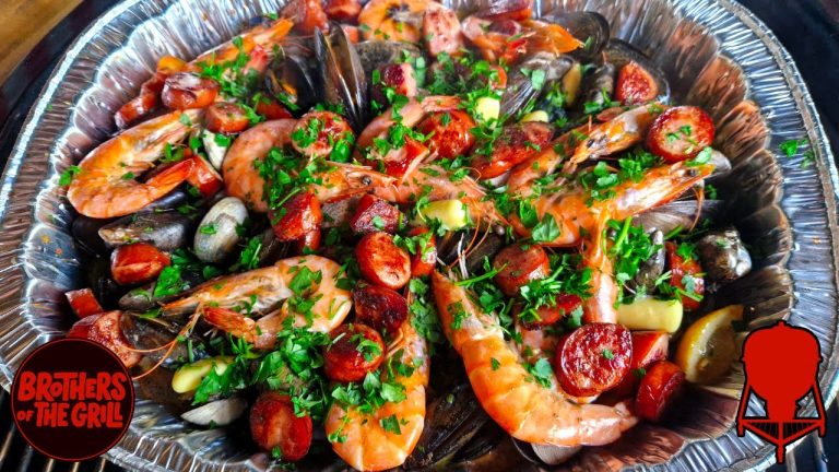 UK BBQ Seafood Boil! 🦐🔥 |  Inspired by Tony Ramirez