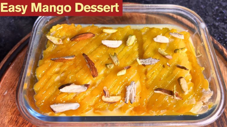 Mango Dessert Recipes easy at home | Unique Quick & Easy Dessert Recipe | Mango Dessert